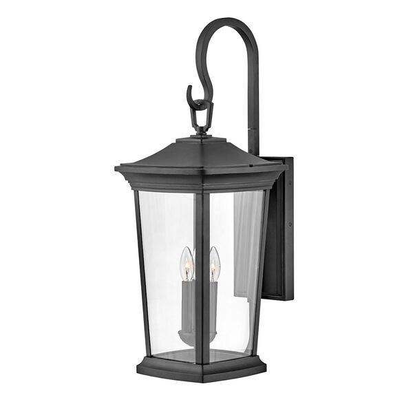 Bromley Museum Black Three-Light Outdoor Wall Mount, image 1
