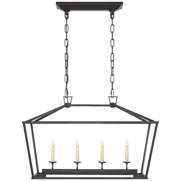 Darlana Linear Lantern By Chapman and Myers, image 1