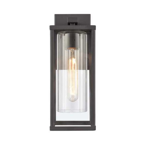 Augusta Matte Black 14-Inch One-Light Outdoor Wall Sconce, image 3