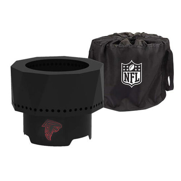 NFL Atlanta Falcons Ridge Portable Steel Smokeless Fire Pit with Carrying Bag, image 3