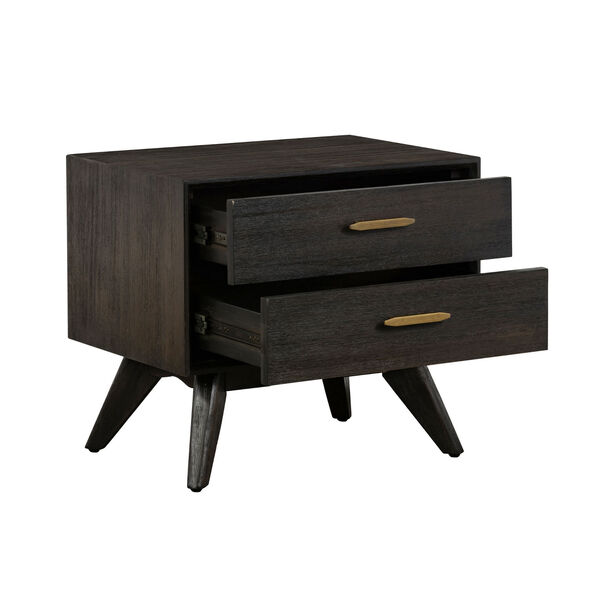 Baly Brushed Brown Gray Nightstand, image 3