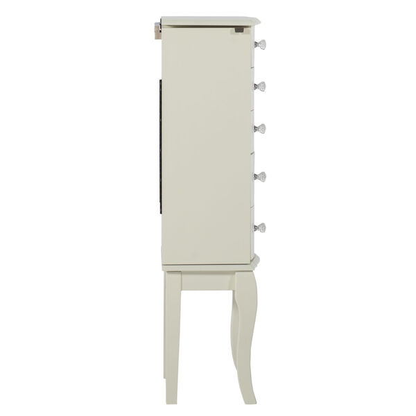 White Jewelry Armoire, image 6