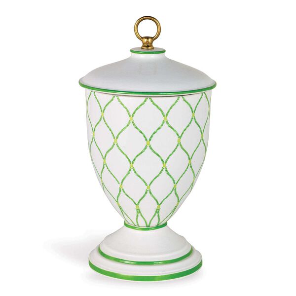 Deane Green Decorative Jar, image 1