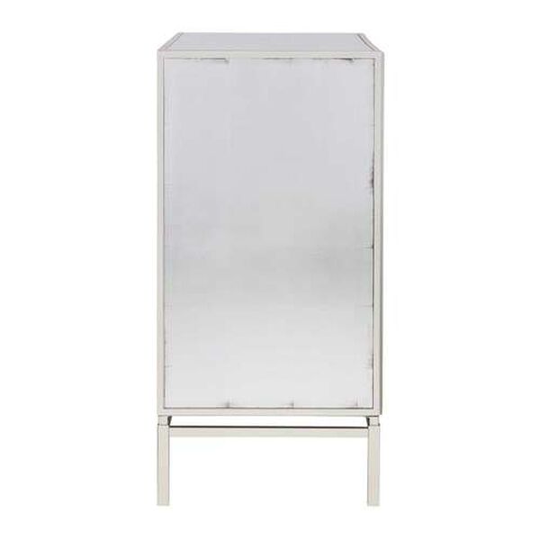 Zariyah Silver Leaf Cabinet with Two Doors, image 4