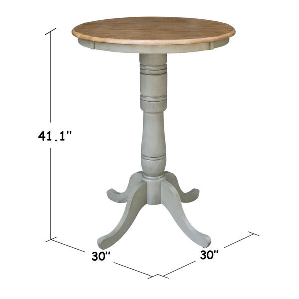30 Inch Width X 41, 30 Inch High Round Accent Table