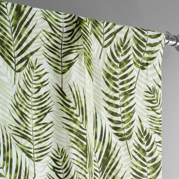Kupala Eternal Green Printed Cotton Tie-Up Window Shade Single Panel, image 5
