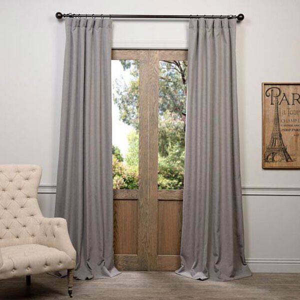 Pewter Gray 96 x 50-Inch Curtain Single Panel, image 1