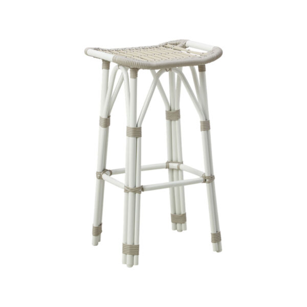 Salsa Dove White Outdoor Counter Stool, image 1