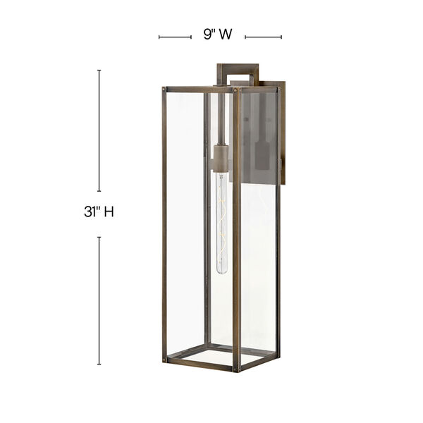 Max Burnished Bronze LED Outdoor Wall Mount, image 2