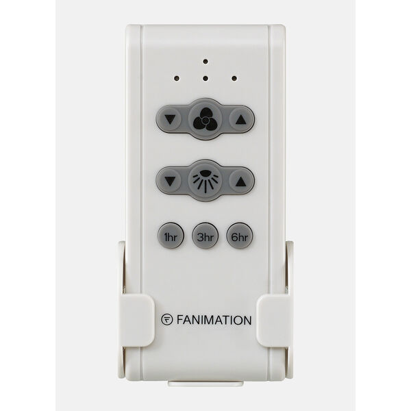 Gray White Black Non-Reversing Remote with Receiver Fan Wall Control, image 1
