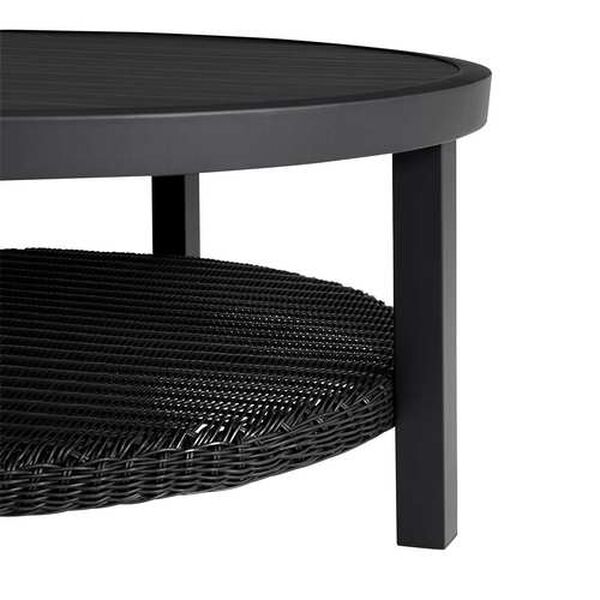 Grand Black Outdoor Coffee Table, image 3