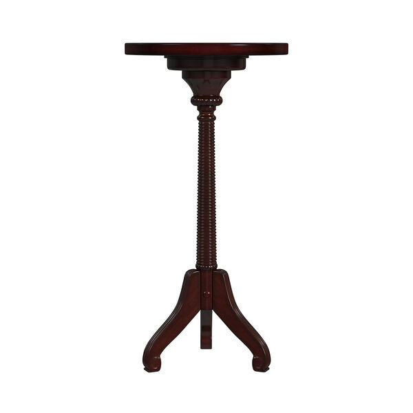 Florence Cherry Brown Pedestal Table, image 3