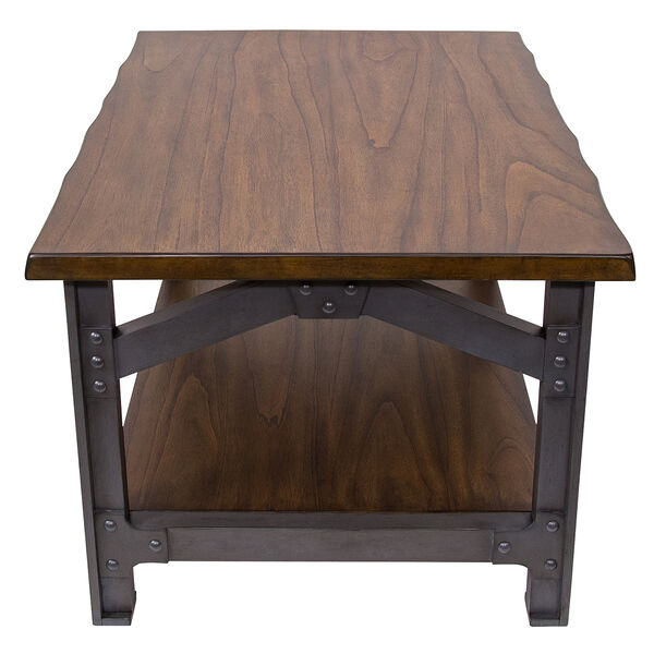 Bethel Park Graphite Grey and Brown Coffee Table, image 6
