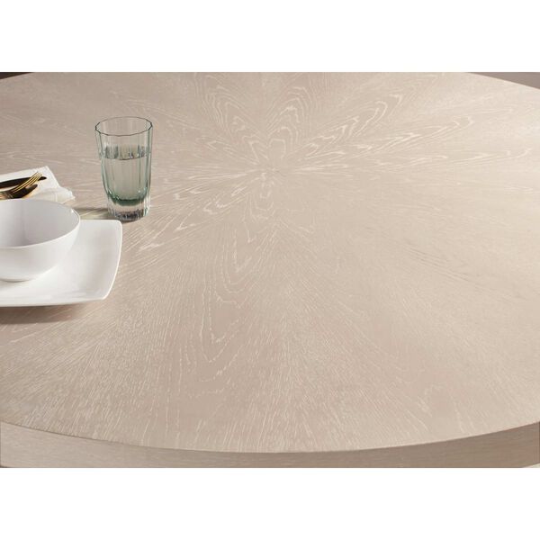 Nouveau Chic Sandstone Round Pedestal Dining Table, image 5
