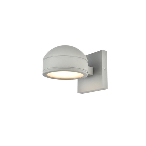 Raine Silver 250 Lumens Eight-Light LED Outdoor Wall Sconce, image 2