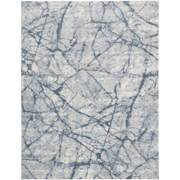 Atwell Blue Gray Ivory Area Rug, image 1