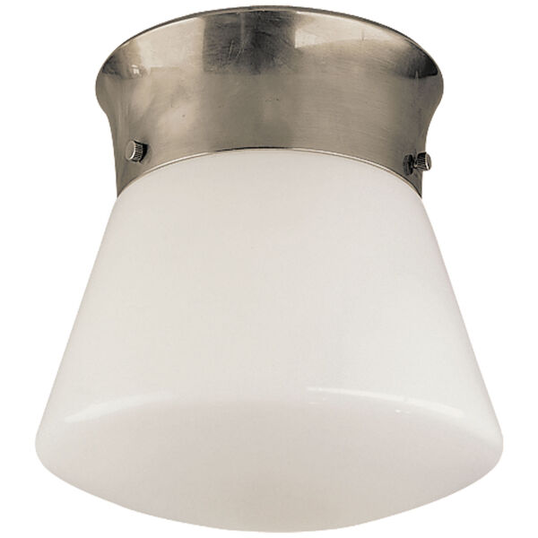 Perry Ceiling Light in Antique Nickel by Thomas O'Brien, image 1