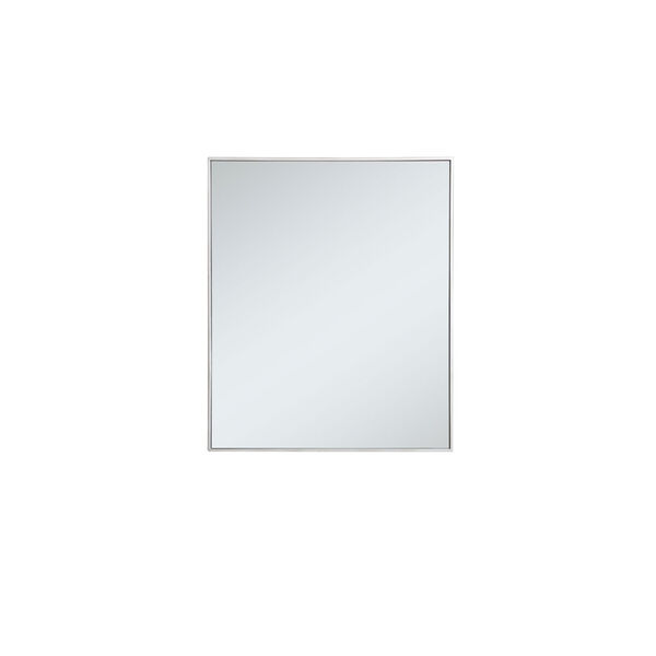 Eternity Silver 30-Inch Rectangular Mirror, image 1