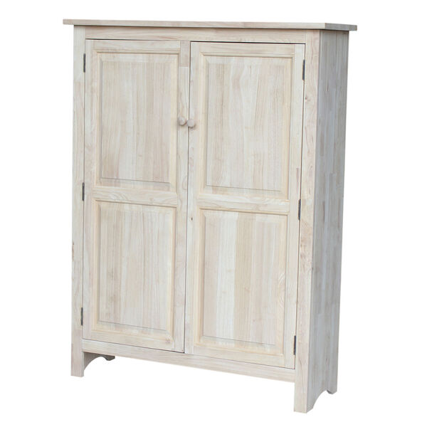 Unfinished 51-Inch Double Jelly Cabinet, image 1