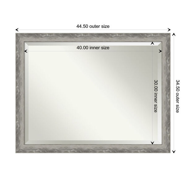 Waveline Silver Wall Mirror, image 4