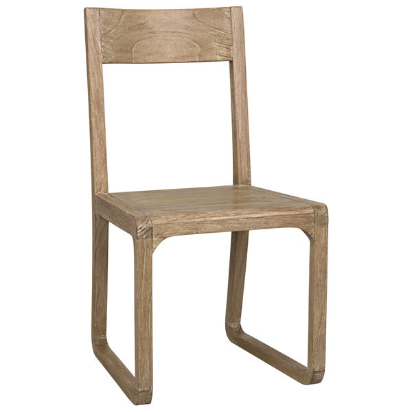 Noir Modal Washed Distressed Mindi 19, Dining Chair 17 Inch Seat Height