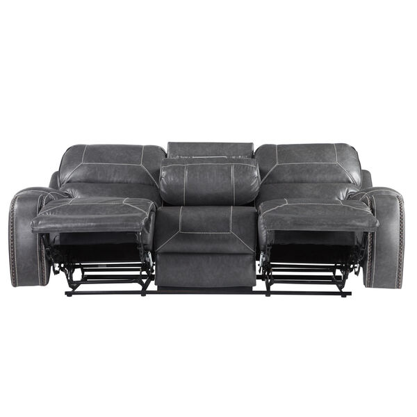 Keily Gray Manual Recliner Sofa, image 4