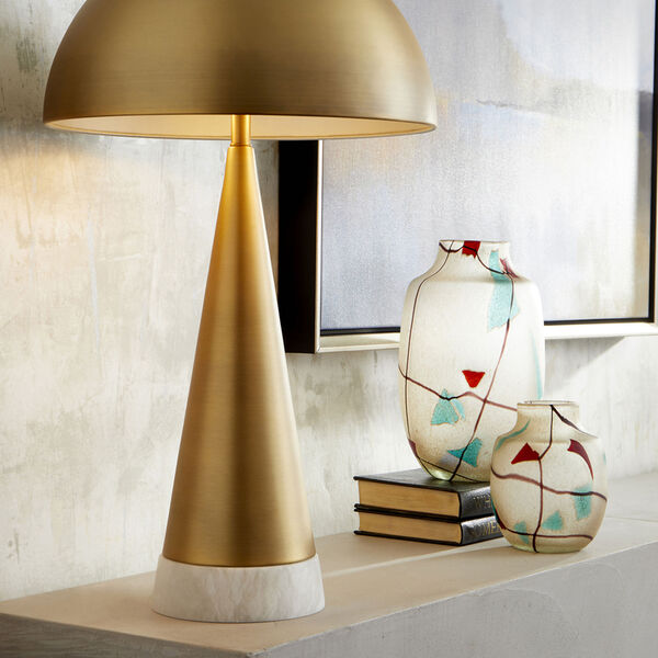 Aged Brass Acropolis Table Lamp, image 5
