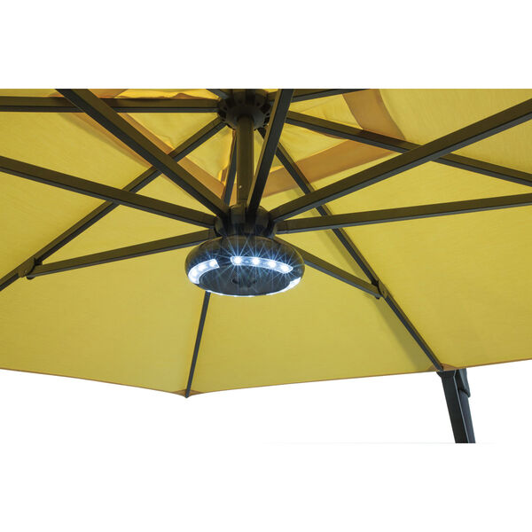 Luna Bronze Round Umbrella Light with Bluetooth Speaker, image 2