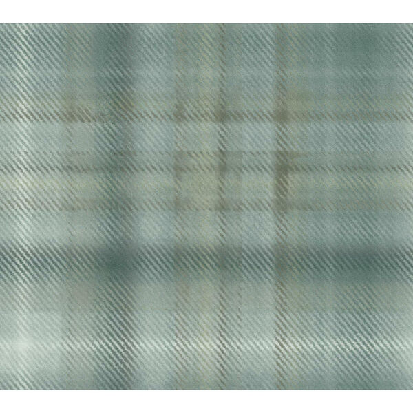 Ronald Redding Green Sterling Plaid Non Pasted Wallpaper, image 3