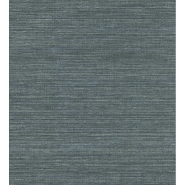 Tasar Silk Blue Strippable Wallpaper, image 2