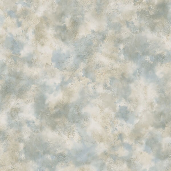 Luna Texture Blue and Cream Wallpaper - SAMPLE SWATCH ONLY, image 1