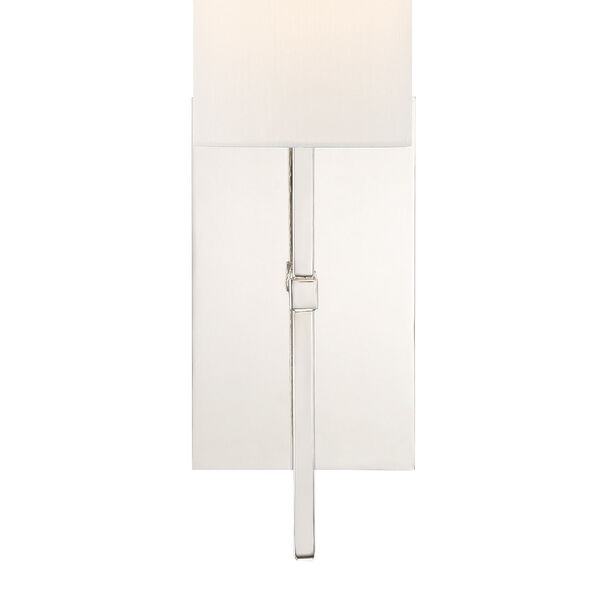 Veronica One-Light Polished Nickel Wall Sconce, image 3