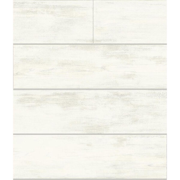 Shiplap White and Gray Removable Wallpaper- SAMPLE SWATCH ONLY, image 1