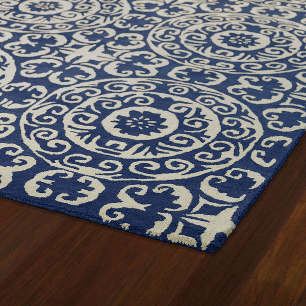 Evolution Navy Hand Tufted 5Ft. 9In Square Rug, image 2