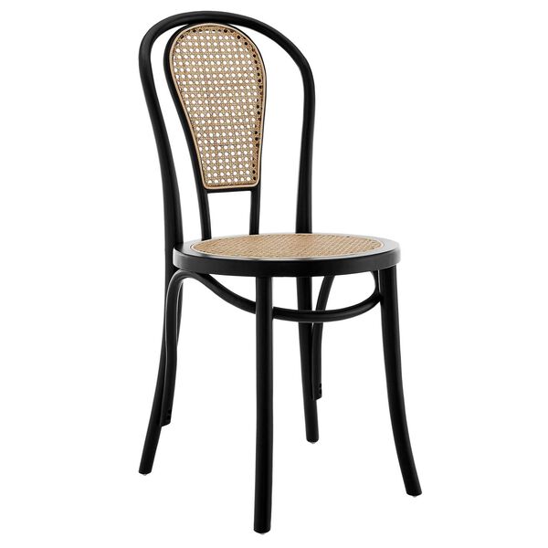 Liva Black Side Chair, Set of Two, image 3