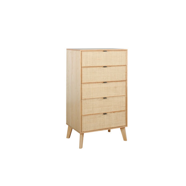 Ivy Natural Chest with Five Drawer, image 6