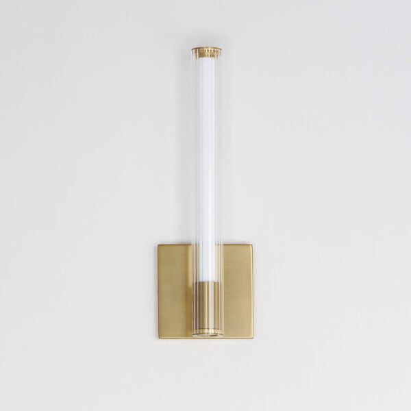 Cortex Natural Aged Brass LED Wall Sconce, image 2