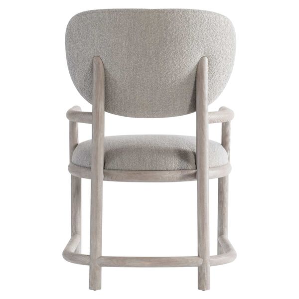 Trianon Light Gray and Natural Arm Chair, image 4
