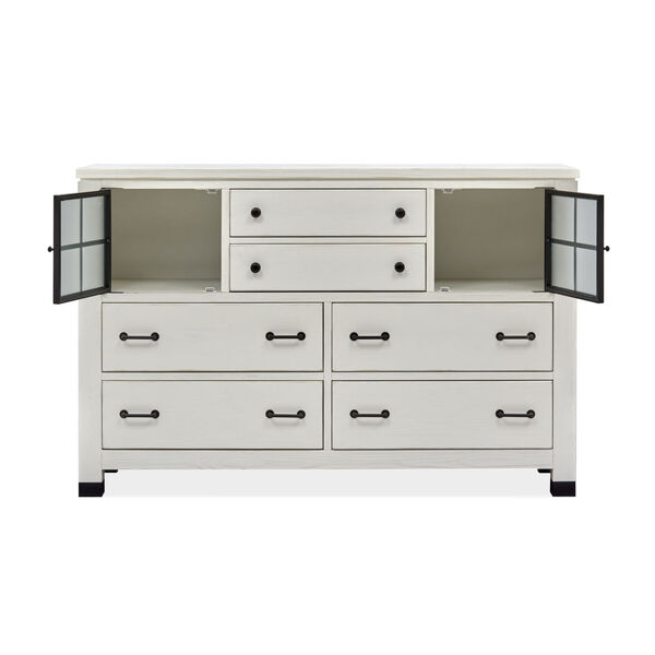 Harper Springs White Drawer Dresser, image 4