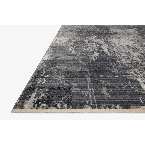 Samra Charcoal and Silver Rectangular: 2 Ft. 7 In. x 12 Ft. Area Rug, image 2