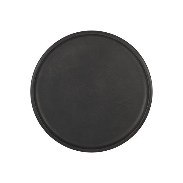 Nala Cast Aluminium and Black Nickel Side Table, image 5