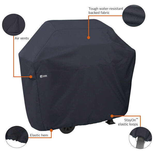 Poplar Black BBQ Grill Cover with Grill Tool Set, image 2