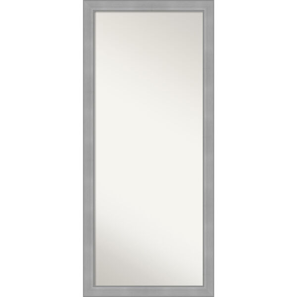 Vista Brushed Nickel Full Length Floor Leaner Mirror, image 1