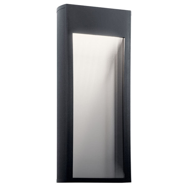 Ryo Textured Black Nine-Inch LED Outdoor Wall Sconce, image 1