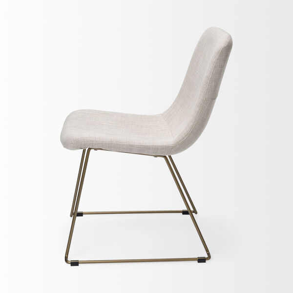 Sawyer I Cream and Gold Dining Chair, image 4