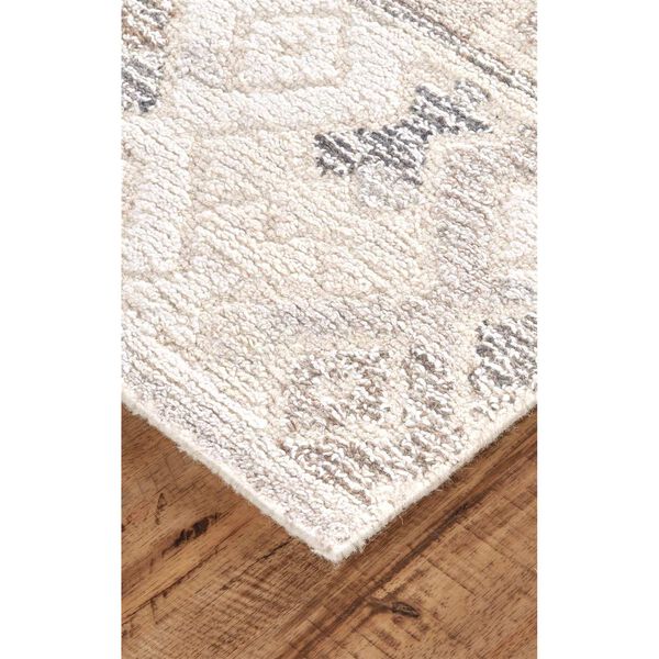 Asher Ivory Tan Gray Area Rug, image 4
