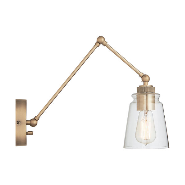 Profile Aged Brass 26-Inch One-Light Wall Sconce, image 6
