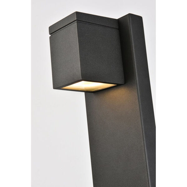 Raine Black 360 Lumens 12-Light LED Outdoor Wall Sconce, image 3