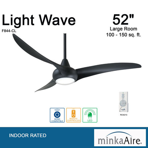 Light Wave Coal 52-Inch Led Ceiling Fan, image 8