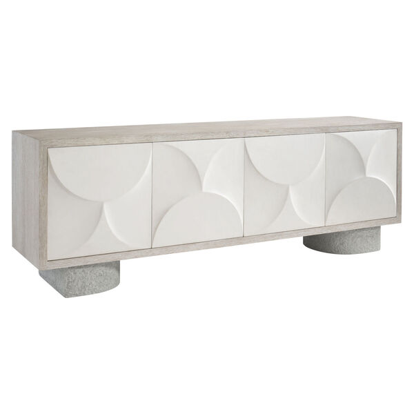 Lunula Flaxen and Sand Grey Entertainment Credenza, image 4